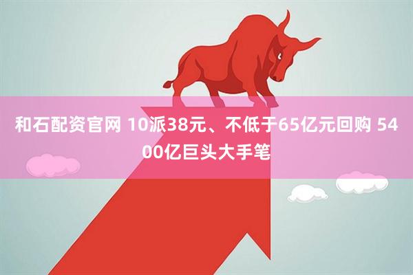 和石配资官网 10派38元、不低于65亿元回购 5400亿巨头大手笔